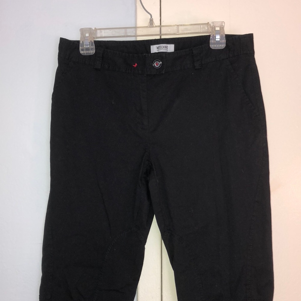 Moschino zipper cuff pants